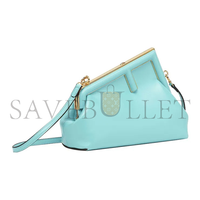 FENDI FIRST CLUTCH BAG BLUE 8BP129ABVEF1JTX (26*18*9.5cm)